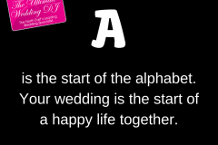 A to Z of Weddings